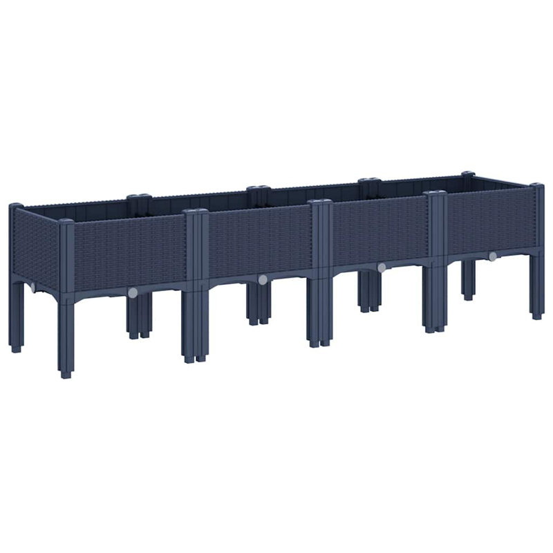 Alece Planter Box, Blue Grey
