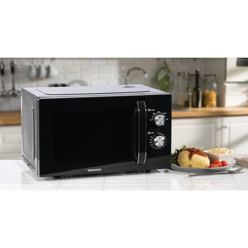 Daewoo 54.3cm 23m³ L 800W - Watt Countertop Microwave
