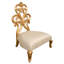 Fauteuil doré