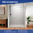 48" X 72" Semi-Frameless Double Sliding Shower Door - Clear Tempered Glass Bypass Door For Walk-In Showers, Easy Installation-116509072