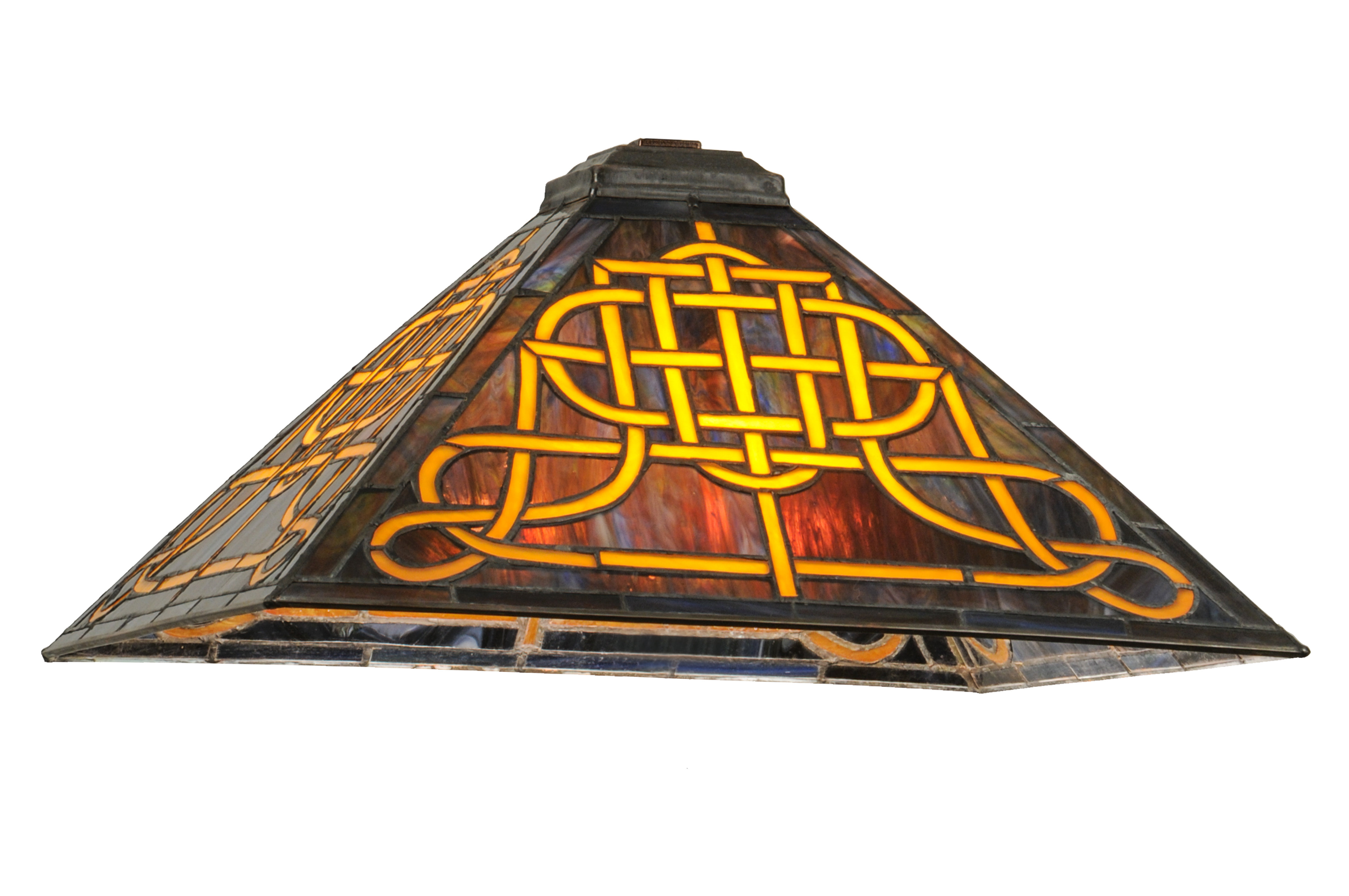 Meyda Lighting Meyda Tiffany & Stained Glass 8'' H x 24'' W Glass Empire Lamp Shade Wayfair