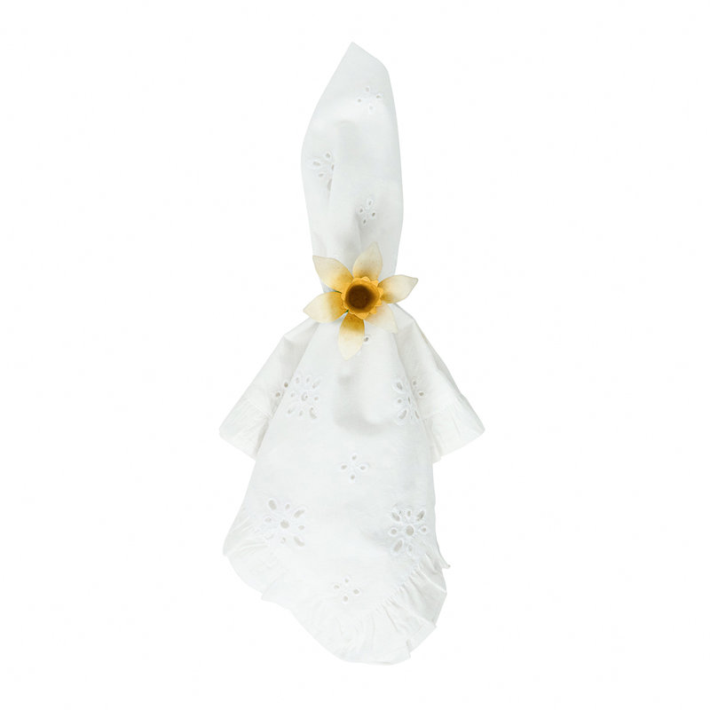 Meadow Walk Floral Napkin Ring Assorted Set - Multi