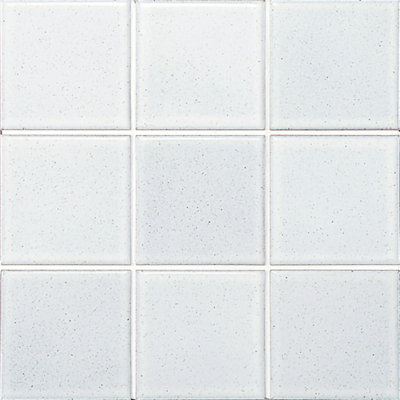 Biyusai Grid Glazed Ceramic Tile