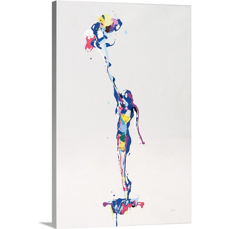 « rites away », peinture sur toile, Toile tendue, H 48 po x l 32 po x P 1,25 po
