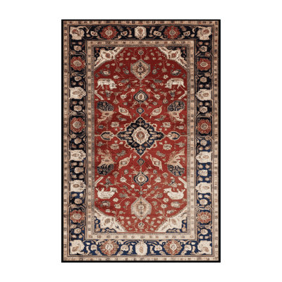 Tapis brun lavable à la machine