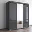 Armoire grise 71 "avec miroir Monaco 71"-1337071385