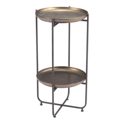 Steel Tray Top End Table