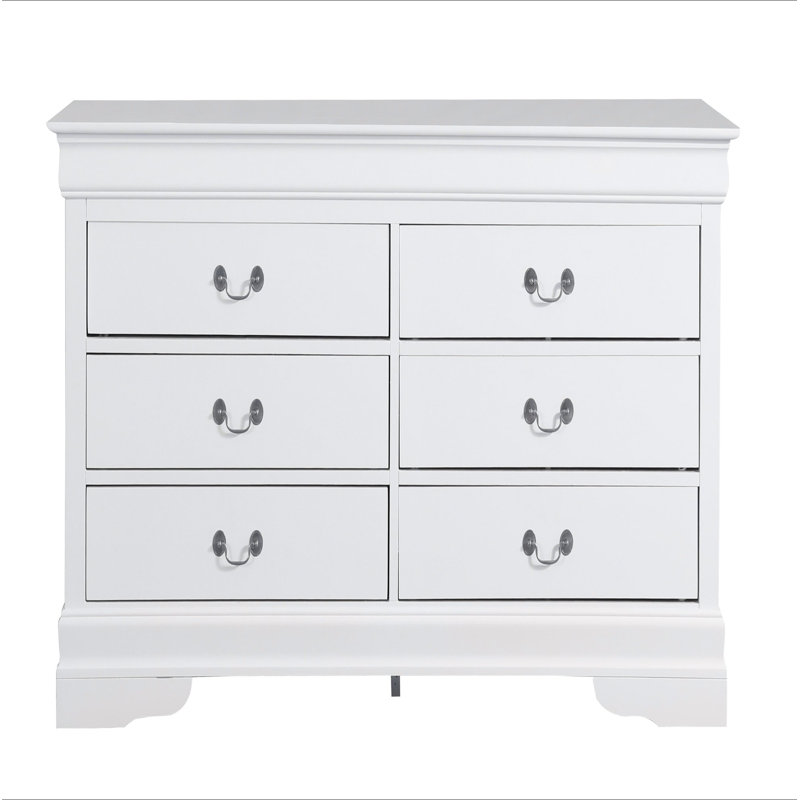 Commode Louis Phillipe G3190-D, Blanc
