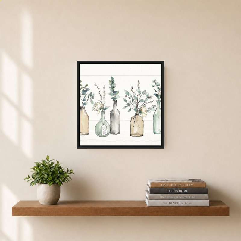«Modern Farmhouse I 2» par Anne Tavoletti - Impression sur toile, Noir