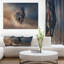 «Black Stallion Horse», reproduction de photo sur toile tendue-29495985