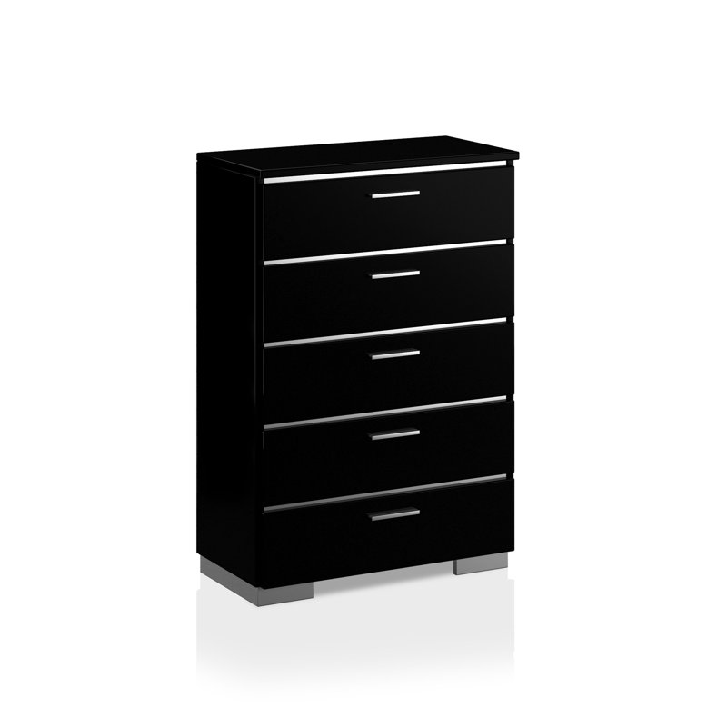 Arosh 35'' W 5 - Drawer Dresser