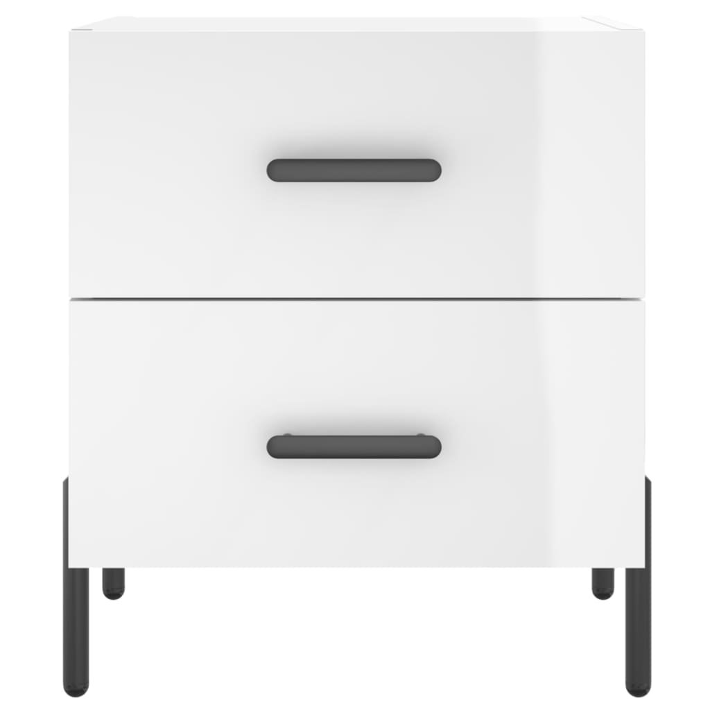 40cm W Iron Bedside Table