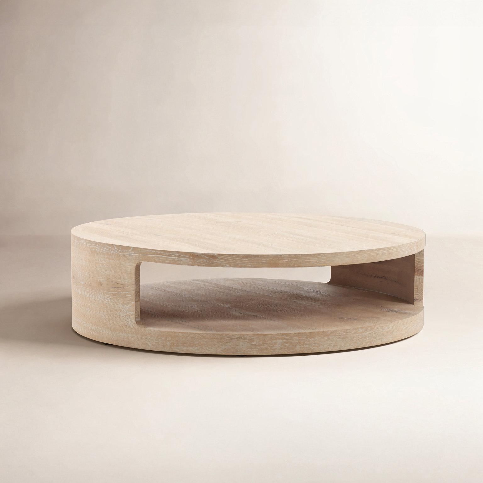 51" Oak Coffee Table