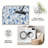 Blue and Gray Fragmented Triangle carpet-easy to clean, machine-washable, soft and comfortable; suitable for door mats, kitchens, living rooms, bedrooms, corridors, and laundry areas. Easy to clean, durable carpet for home decoration.-129045833
