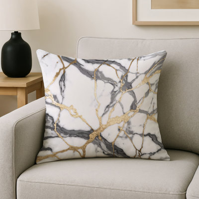 Coussin décoratif intérieur / extérieur gris Modern Modern