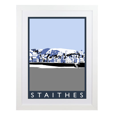 'Staithes in Snow' 1 Piece Wall Art