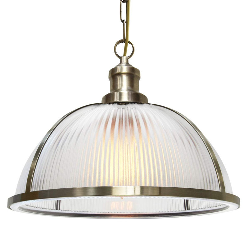 1 - Light Antique Brass Single Pendant