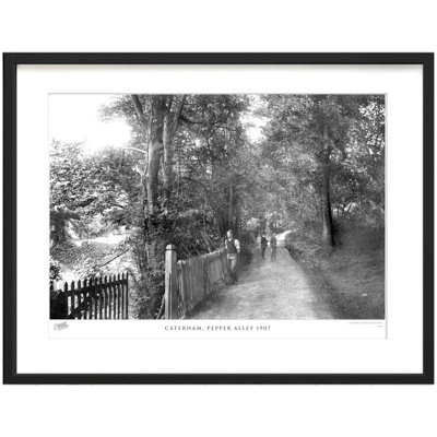 Caterham, Pepper Alley 1907 by Francis Frith - Single Picture Frame Print