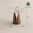 35" Modern Breakfast Table, Small Dining Table For Breakfast Nook & Compact Spaces, Glossy Pandora Sintered Stone Top With Bronze Metal Base-1917799529-1917799528-1917799534
