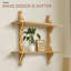 60cm W Manufactured Wood Wall Mounted Shelving Unit