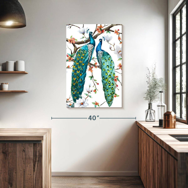 Brampt Paradise Birds I, 39" H x 26" W