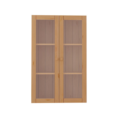Anita Glass doors 2 pcs. White Lacquer