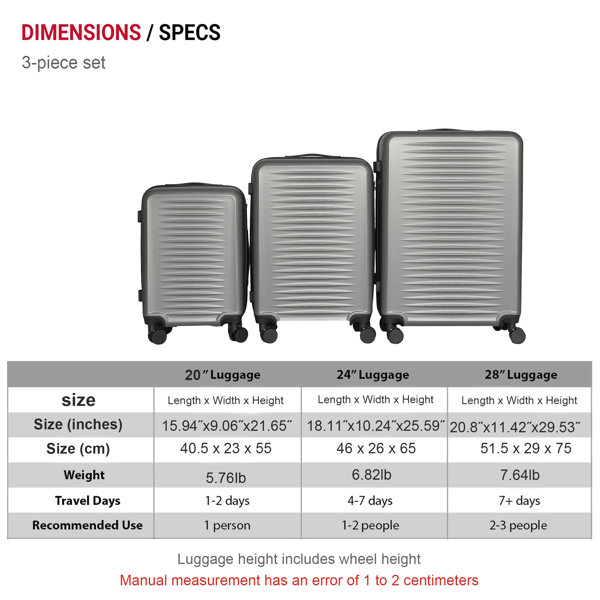 Dimensions du produit