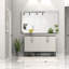 Miroir de salle de bain moderne surdimensionné avec cadre en aluminium, polyvalent pour plusieurs espaces-706399567