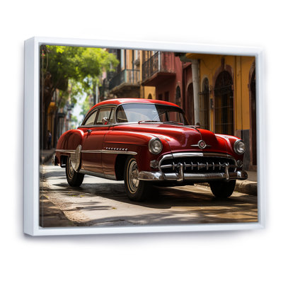 «Cuba Classic Classic Iconic Car», reproduction sur toile