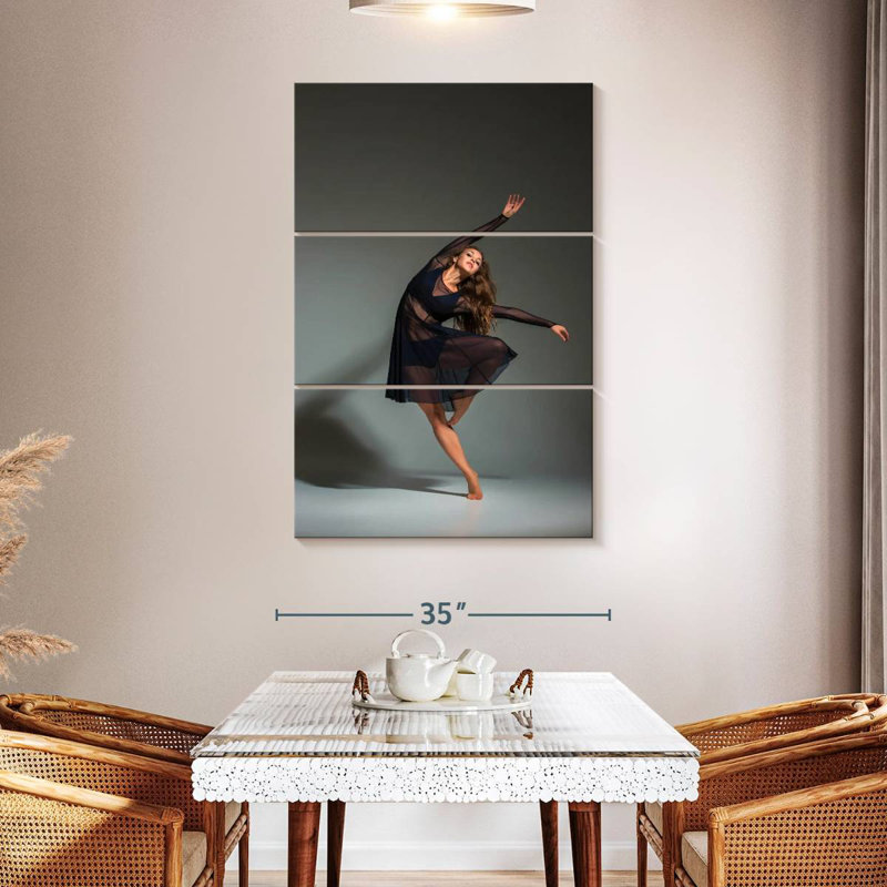 Danse de ballet contemporaine, H 50 po x l 32 po