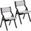 Chaises pliantes en bois