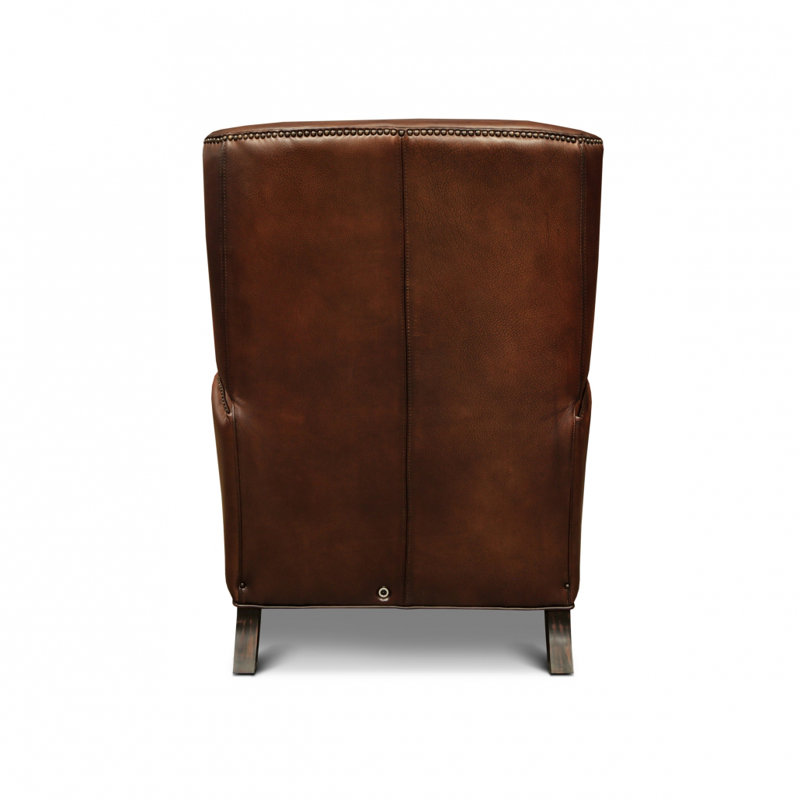 Savoy Leather Armchair, Ash Honey, Saddle (Maestro Artisano)