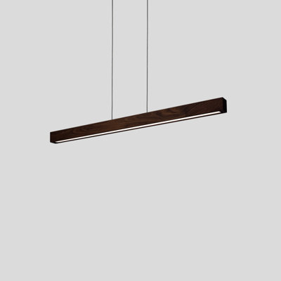 Una 3 - Light LED Kitchen Island Pendant - Uplight and Downlight