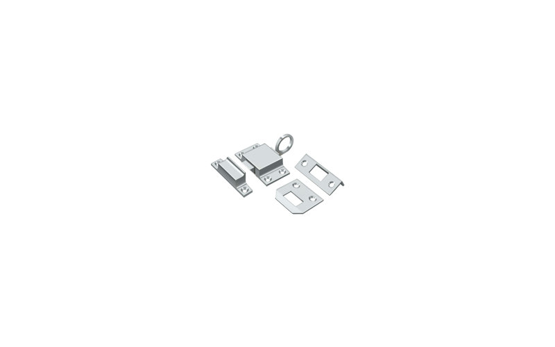 Brass Shutter / Door Accessory, Polished Chrome