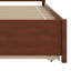 Structure de lit plateforme en bois avec lit gigogne-1744235873