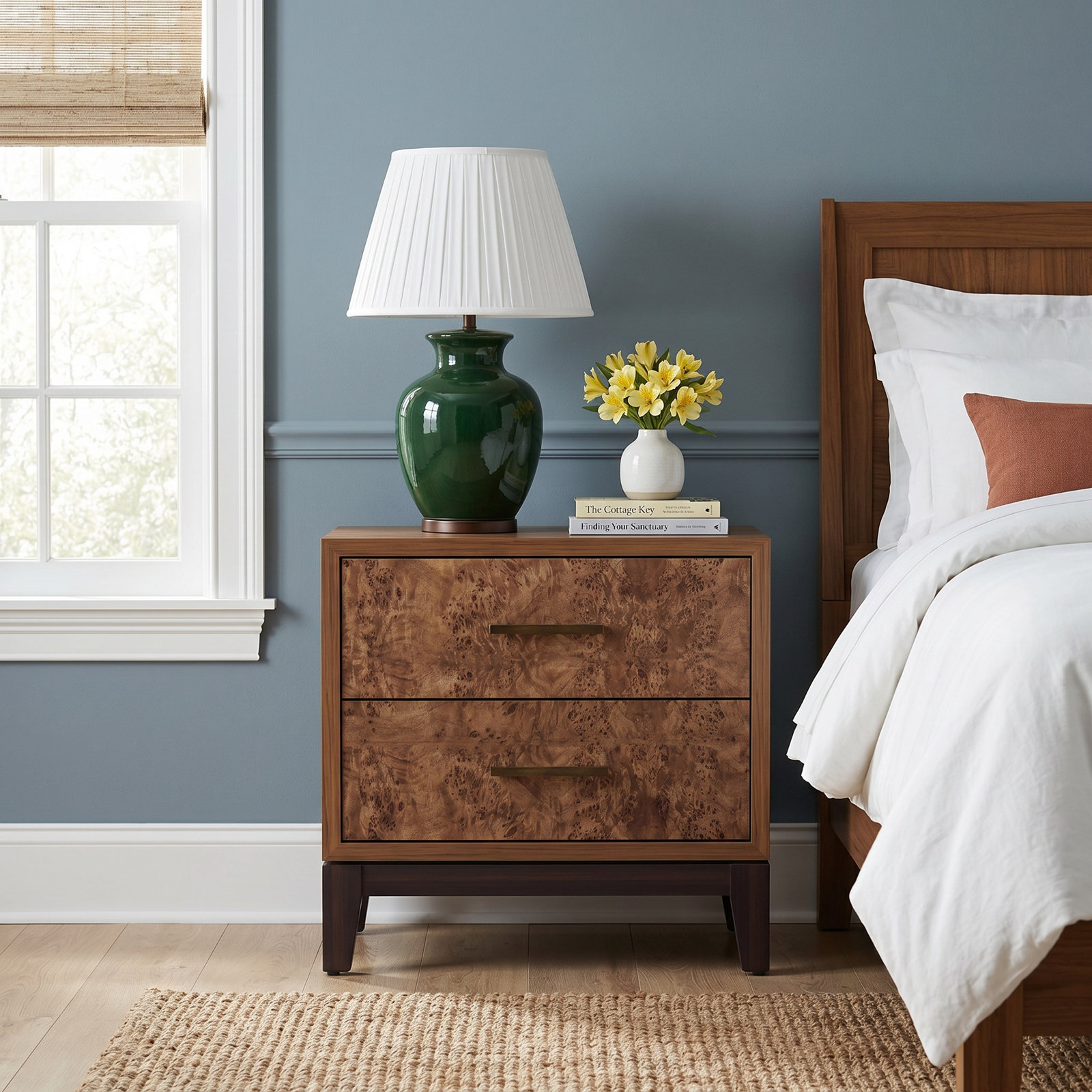 Keiran Mahogany Nightstand