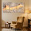 "Fashion Great Wall", ensemble de 3 reproductions d'art sur toile-1179703488
