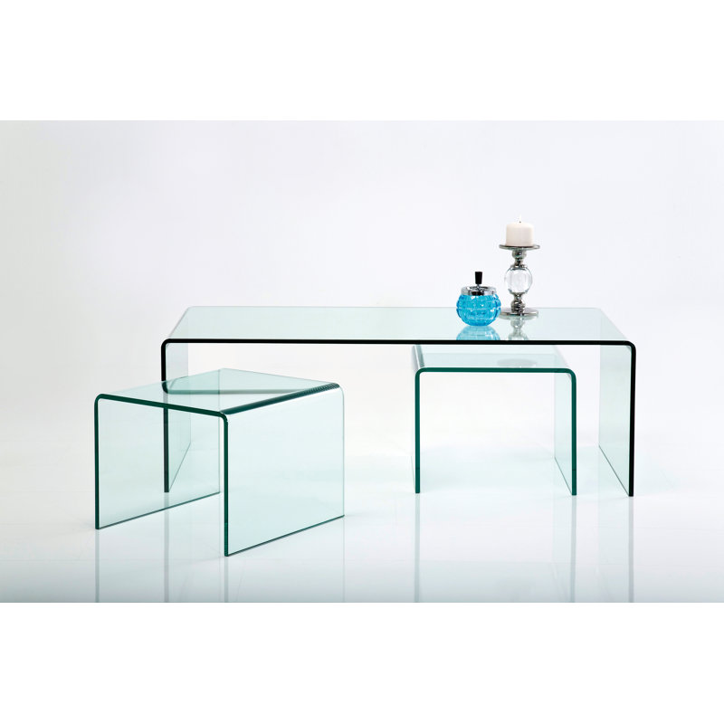 Coffee table Clear Club (3/set)