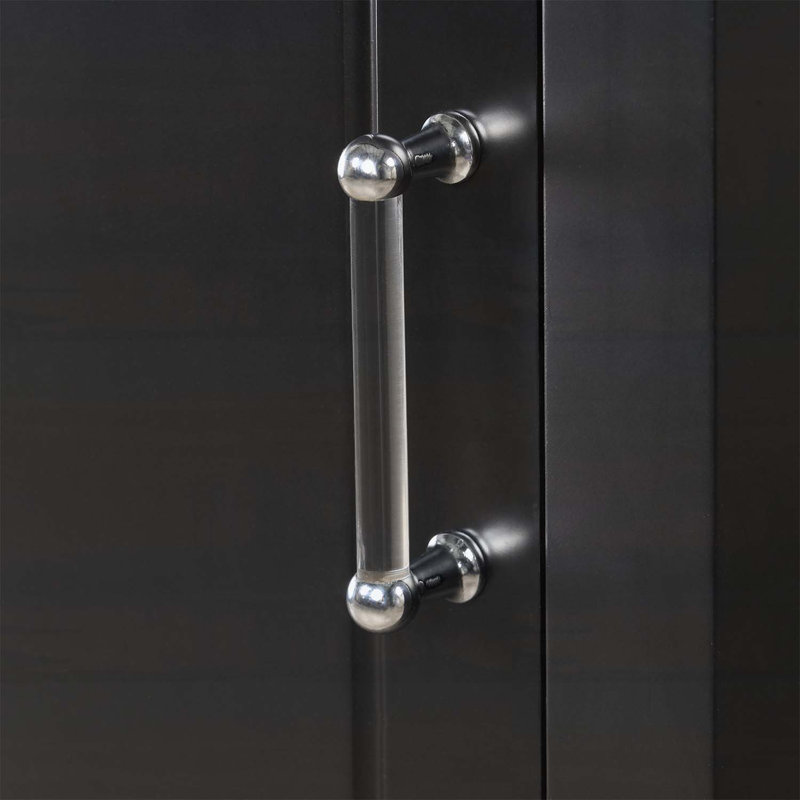 Grande armoire de rangement pour salle de bain avec deux tiroirs et une tablette réglable, pour un rangement moderne et efficace