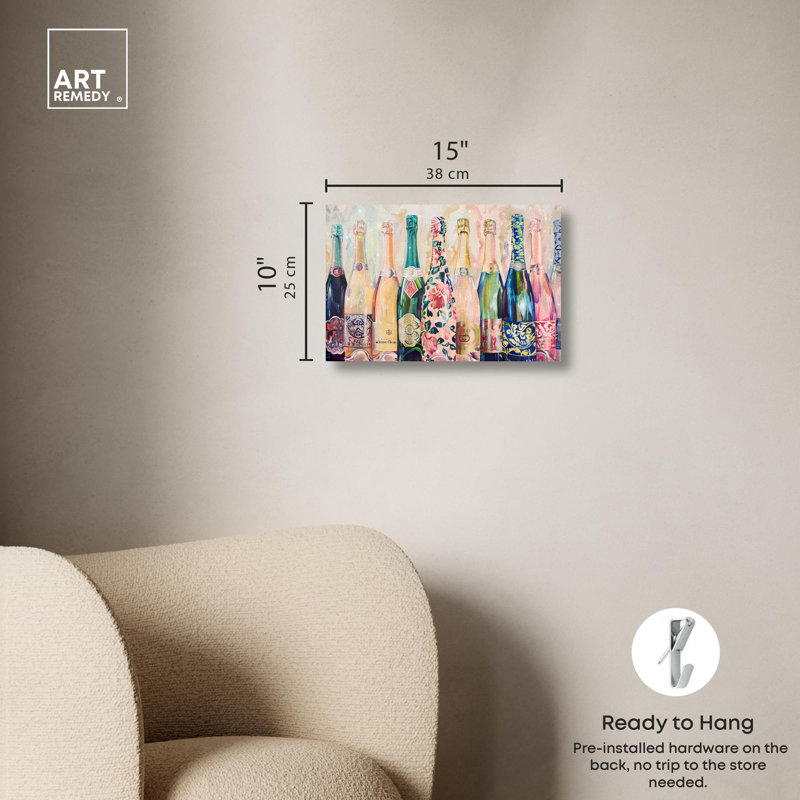 Art Remedy, toile d'art Barcart, H 10 po x l 15 po, Toile tendue
