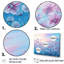 «Pink Morning Glory», art liquide, champ de fleurs - ensemble d'art mural champ de fleurs-107736269-107736270
