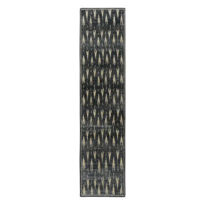 Handmade Silk Geometric Area Rug