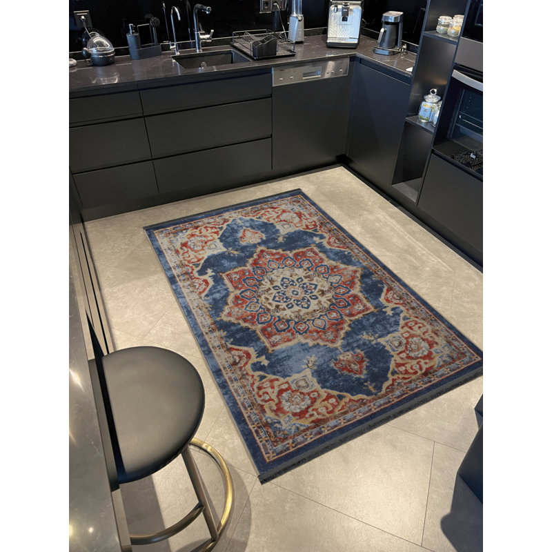 Tapis rectangulaire Vittorina, Rectangle 4 pi 8 po x 6 pi 7 po