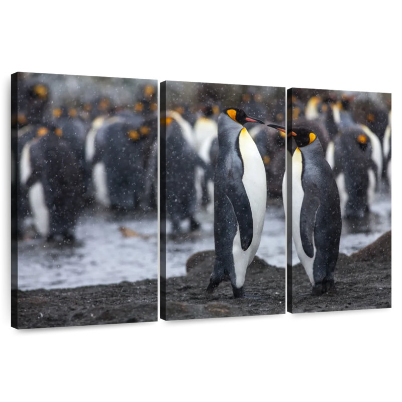Brampt Penguin Romance, 24" H x 38" W