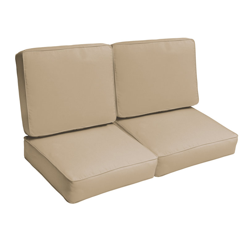 Coussin de siège / dossier d'extérieur Sunbrella, Toile Sunbrella® beige antique