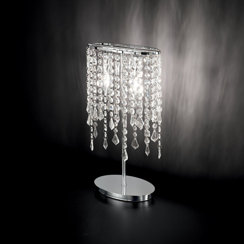 Haywood Metal Table Lamp, Chrome