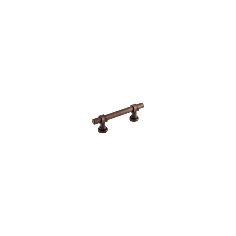Bit Bar Pull, Patina Rouge, 3" Center to Center