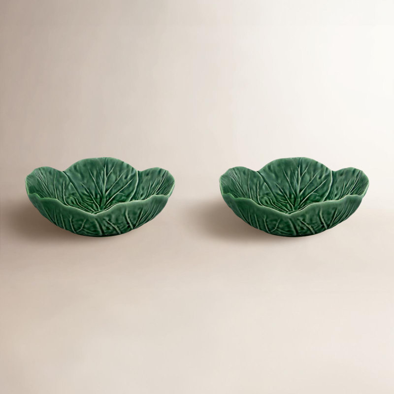 Cabbage Earthenware Dessert Bowl