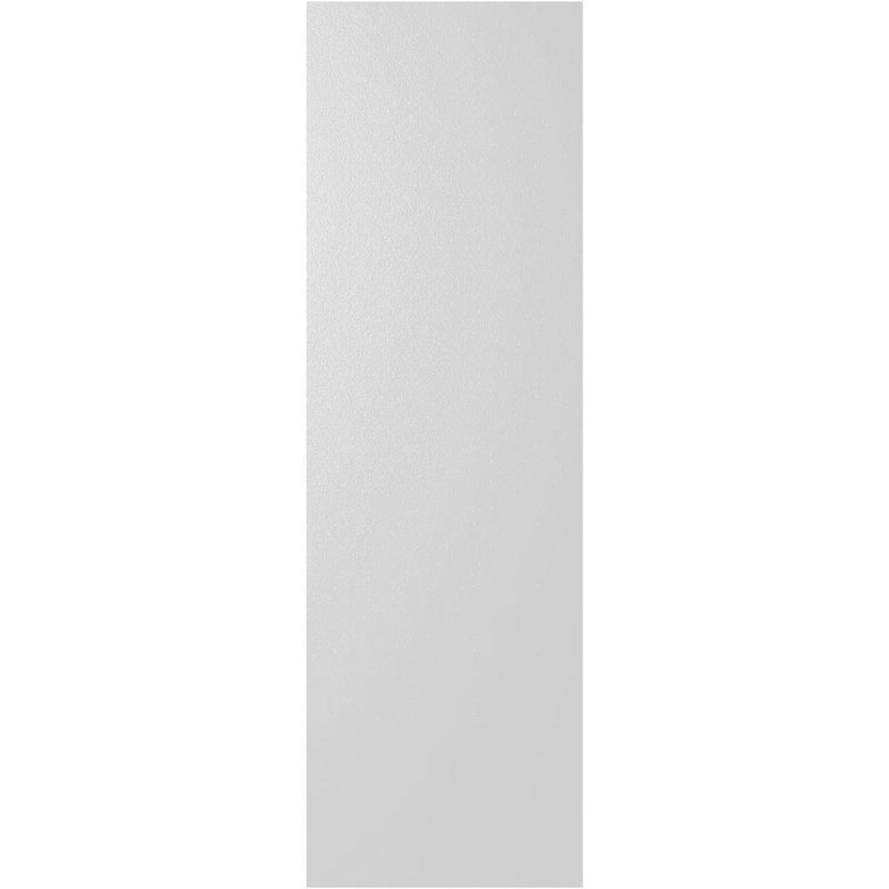 Volets à fixation fixe en PVC à panneau simple de style moderne True Fit, Poivre rouge, 59", 12"