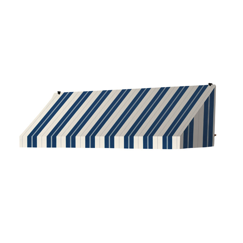 Auvent de fenêtre standard rétractable en acrylique tissé l 4 pi x P 2 pi Aw Awadings in a Box, 21"H x 96"W x 26.5"D